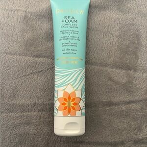Pacifica Sea Foam Face Wash with Orange and Blue Design